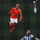 Image of a Green & Blue Satin Prints Poly Viscose Lining Fabric