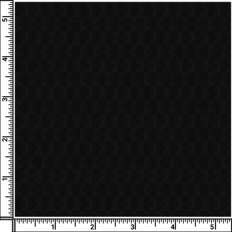 Image of a Black Worsted Micropattern Merino Wool Pants Fabric