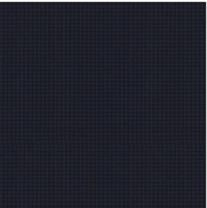 Image of a Blue & Black Worsted Checks Merino Wool Blazers Fabric