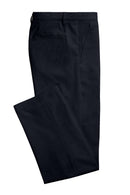 Image of a Blue & Black Worsted Checks Merino Wool Pants Fabric