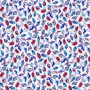 Image of a Blue & Maroon Poplin Prints Giza Cotton Shirting Fabric