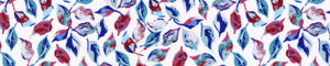 Blue & White Poplin Prints Giza Cotton Shirting Fabric