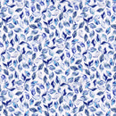 Image of a Blue & White Poplin Prints Giza Cotton Shirting Fabric