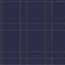 Image of a Blue & White Worsted Checks Merino Wool Pants Fabric