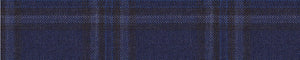 Grey & White Worsted Checks Merino Wool Pants Fabric