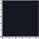 Image of a Blue Worsted Checks Merino Wool Suiting Fabric