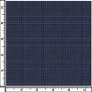 Image of a Blue Worsted Checks Merino Wool Suiting Fabric