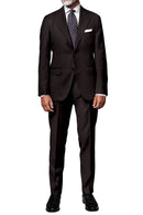 Image of a Brown Worsted Checks Merino Wool Blazers Fabric