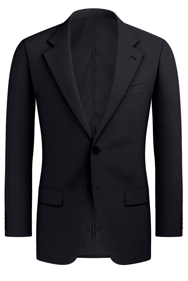 Image of a Brown Worsted Solids Merino Wool Blazers Fabric