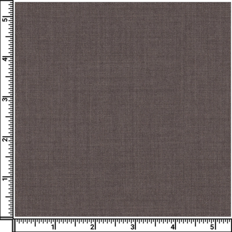 Image of a Brown Worsted Twill Merino Wool Suiting Fabric