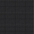 Image of a Charcoal & Black Worsted Checks Merino Wool Suiting Fabric