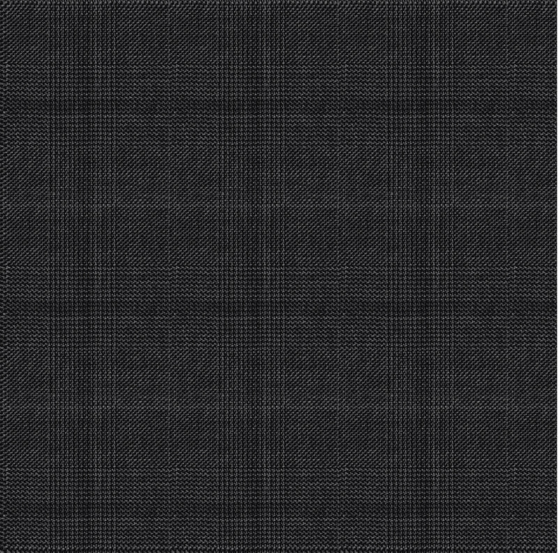 Image of a Charcoal & Black Worsted Checks Merino Wool Suiting Fabric