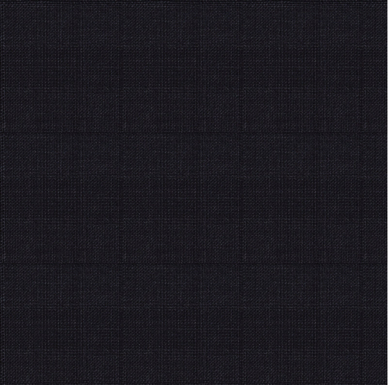 Image of a Charcoal & Black Worsted Checks Merino Wool Suiting Fabric