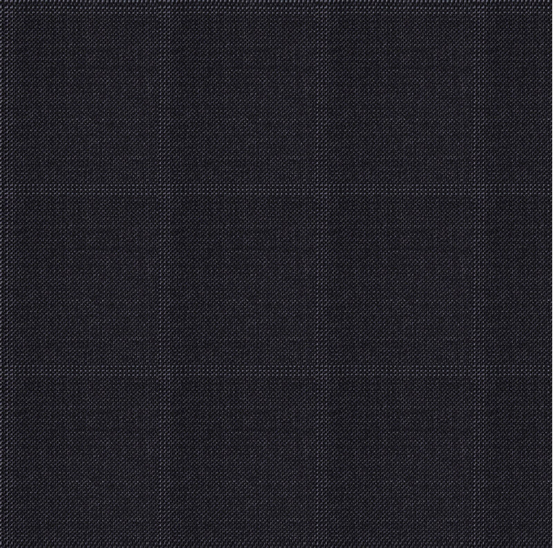 Image of a Charcoal & White Worsted Checks Merino Wool Suiting Fabric