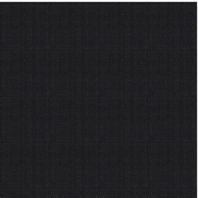 Image of a Charcoal & White Worsted Sharkskin Merino Wool Suiting Fabric