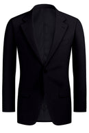 Image of a Charcoal Worsted Checks Merino Wool Blazers Fabric