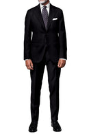 Image of a Charcoal Worsted Checks Merino Wool Blazers Fabric