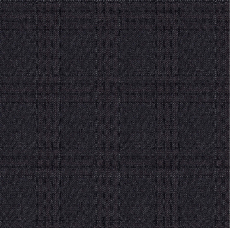 Image of a Charcoal Worsted Checks Merino Wool Blazers Fabric