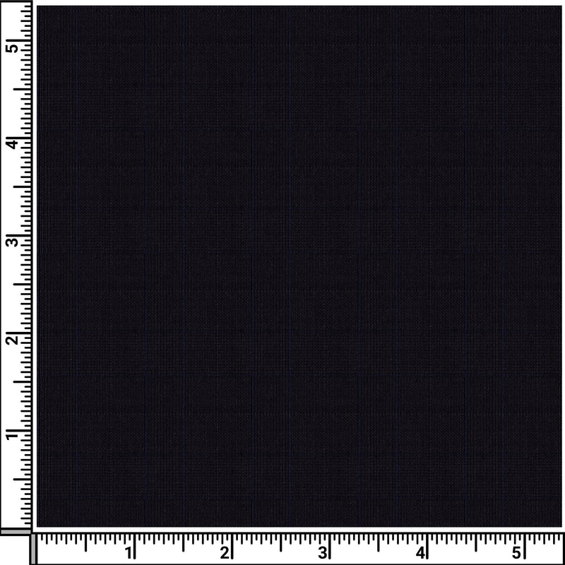 Image of a Charcoal Worsted Checks Merino Wool Pants Fabric