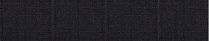 Midnight-Blue & White Worsted Checks Merino Wool Suiting Fabric