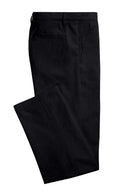 Image of a Charcoal Worsted Twill Merino Wool Pants Fabric