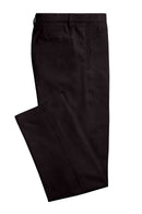 Image of a Chocolate Worsted Twill Merino Wool Pants Fabric