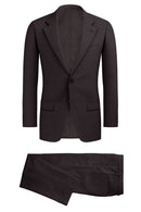 Image of a Chocolate Worsted Twill Merino Wool Suiting Fabric