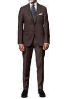 Image of a Cream Worsted Micropattern Merino Wool Blazers Fabric