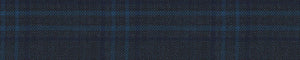 Grey & Blue Worsted Checks Merino Wool Pants Fabric