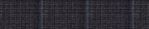 Midnight-Blue & Blue Worsted Checks Merino Wool Pants Fabric