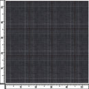 Image of a Grey & Burgundy Worsted Checks Merino Wool Blazers Fabric