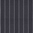 Image of a Grey & White Worsted Stripes Merino Wool Suiting Fabric