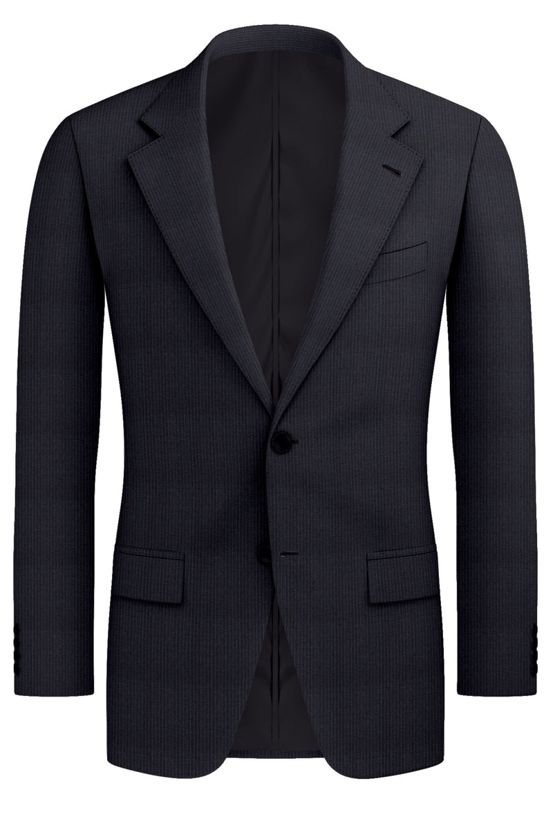 Image of a Grey Worsted Checks Merino Wool Blazers Fabric