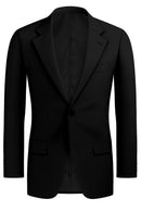 Image of a Grey Worsted Micropattern Merino Wool Blazers Fabric