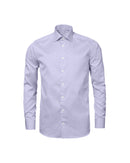 Image of a Lilac & White Poplin Prints Giza Cotton Shirting Fabric