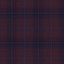 Image of a Maroon & Blue Worsted Checks Merino Wool Pants Fabric