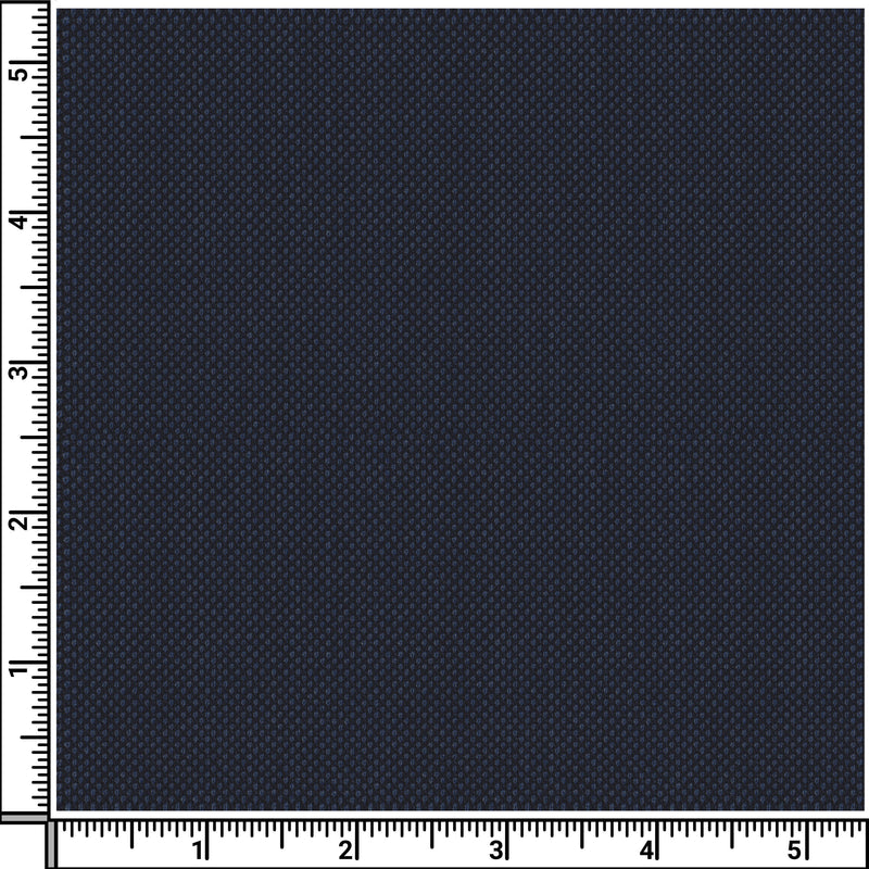 Image of a Mid-Blue Worsted Micropattern Merino Wool Suiting Fabric
