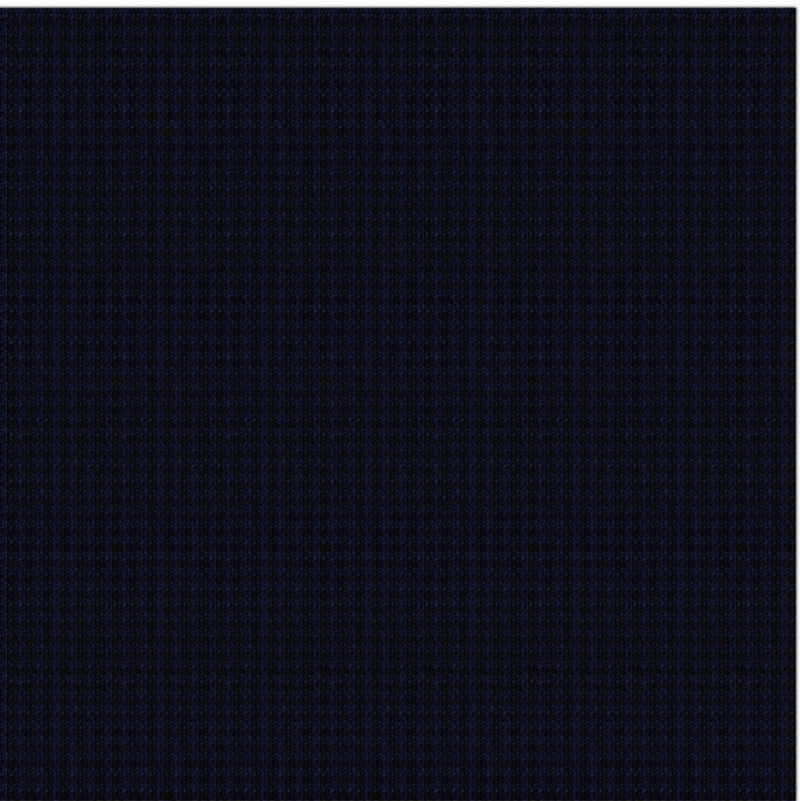 Image of a Midnight-Blue & Black Worsted Houndstooth Merino Wool Pants Fabric