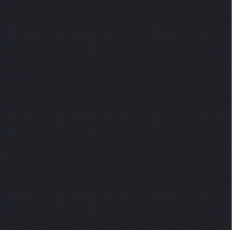 Image of a Midnight-Blue Worsted Micropattern Merino Wool Suiting Fabric