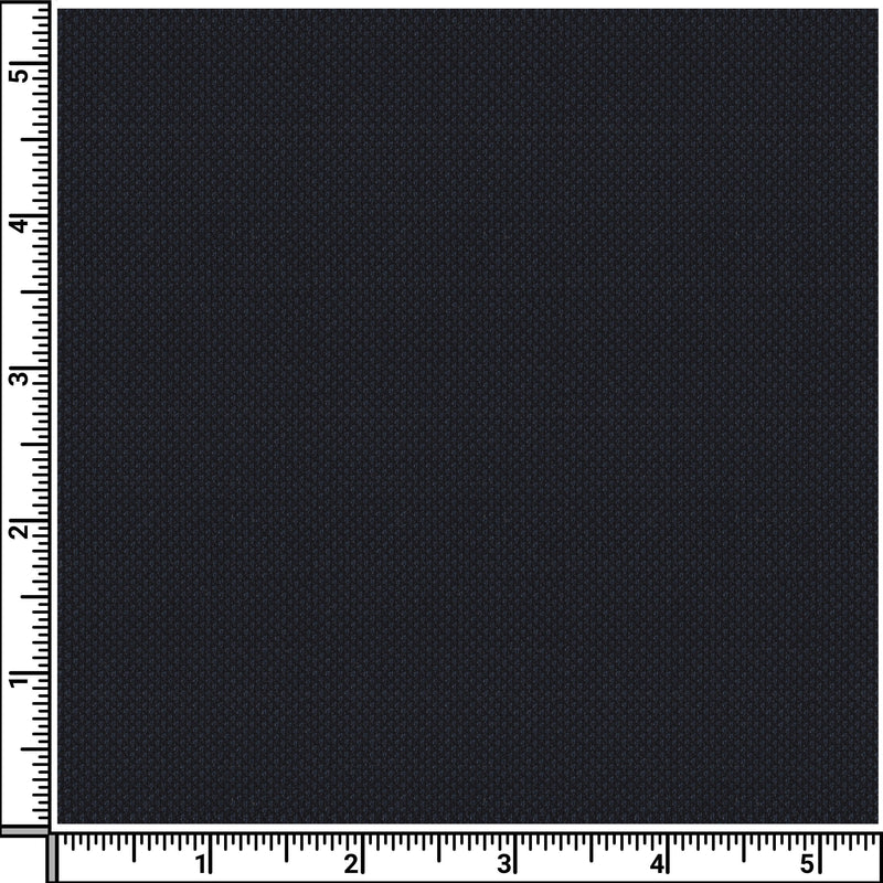 Image of a Midnight-Blue Worsted Micropattern Merino Wool Suiting Fabric