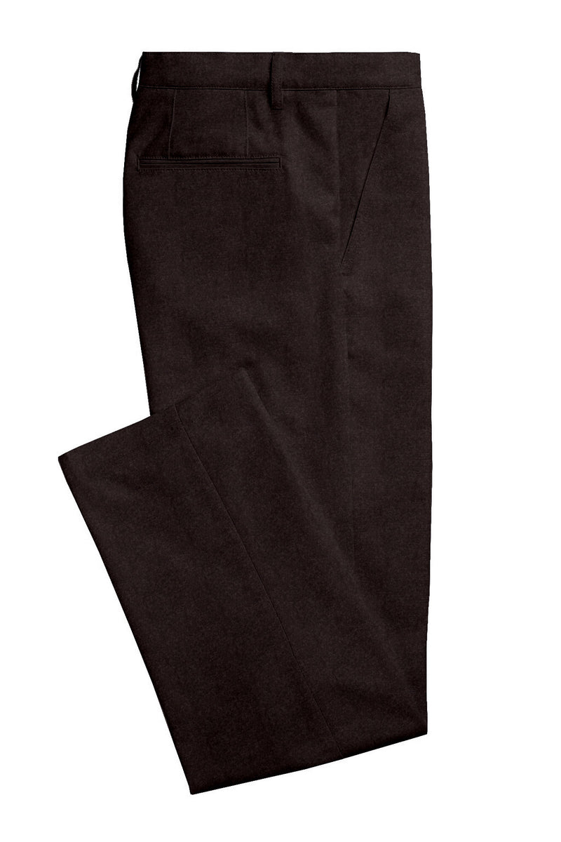 Image of a Midnight-Blue Worsted Solids Merino Wool Pants Fabric