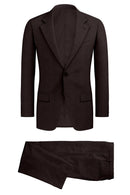 Image of a Midnight-Blue Worsted Solids Merino Wool Suiting Fabric