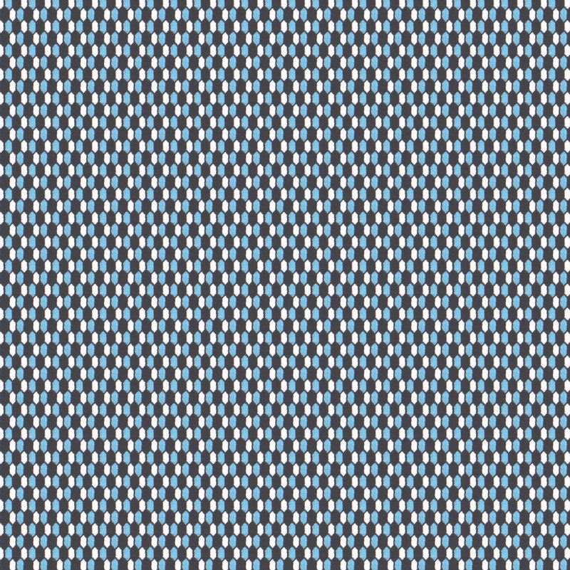 Image of a Navy-Blue & Green Satin Prints Giza Cotton Shirting Fabric