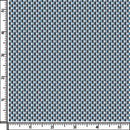 Image of a Navy-Blue & Green Satin Prints Giza Cotton Shirting Fabric