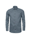 Image of a Navy-Blue & Green Satin Prints Giza Cotton Shirting Fabric