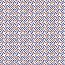 Image of a Navy-Blue & Orange Satin Prints Giza Cotton Shirting Fabric
