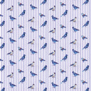 Image of a Navy-Blue & White Poplin Prints Giza Cotton Shirting Fabric