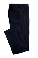 Image of a Olive-Green & Black Worsted Checks Merino Wool Pants Fabric