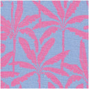 Image of a Pink & Sky-Blue End on End Prints Cotton Linen Blend Shirting Fabric