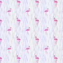 Image of a Pink & White Poplin Prints Giza Cotton Shirting Fabric